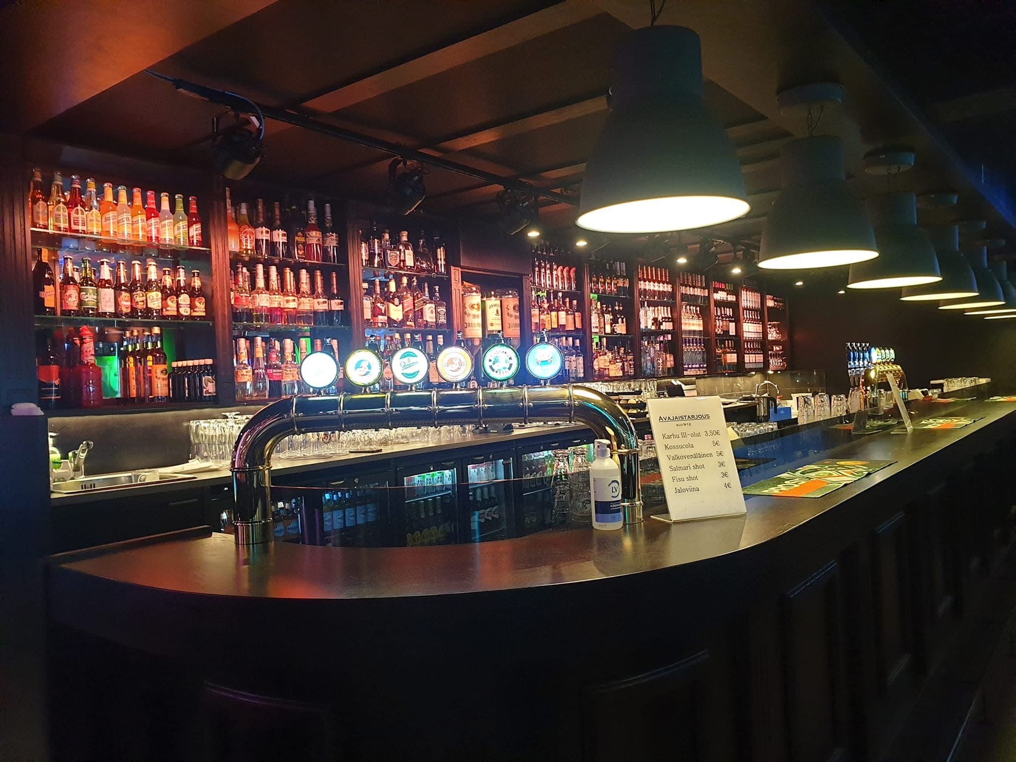 Bar atmosphere and guests