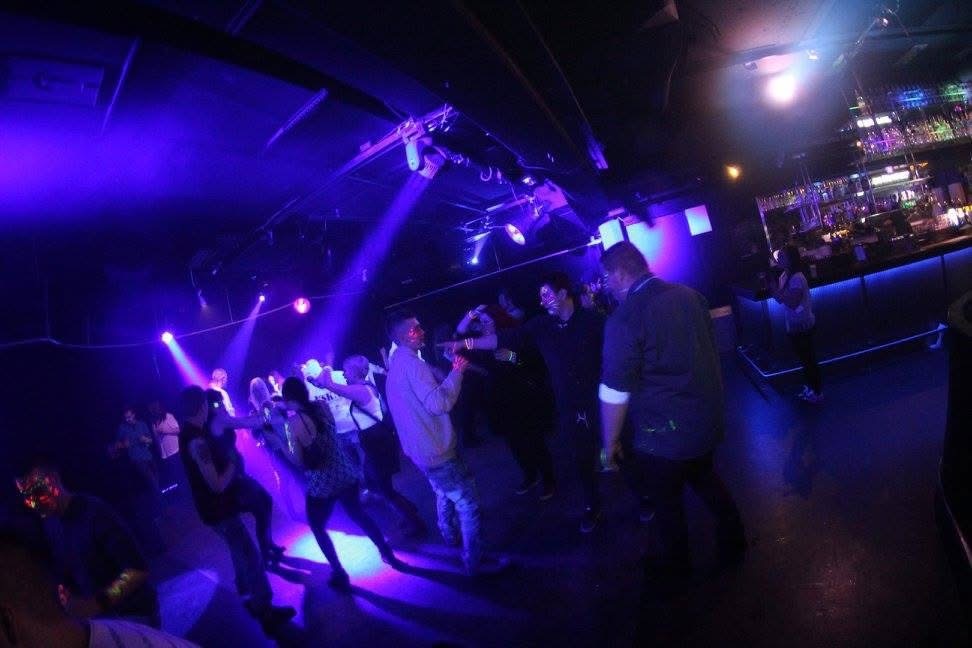 Club atmosphere with neon lights